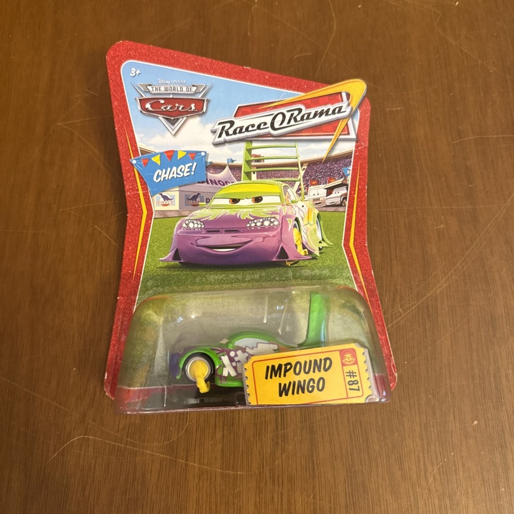 NEW Disney Pixar Cars IMPOUND WINGO World Of Cars Race O Rama #87 Die Cast